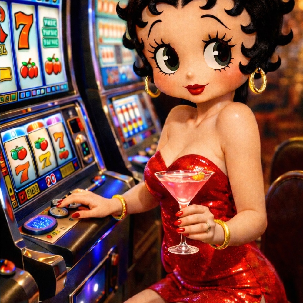 Betty Boop Red Sequin Cocktail Dress DIAMOND ART
All accessories included